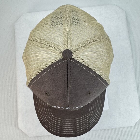 Peg Leg Brewing Company Brown Tan Mesh Trucker Cap Snapback Adjustable Hat - Picture 5 of 10